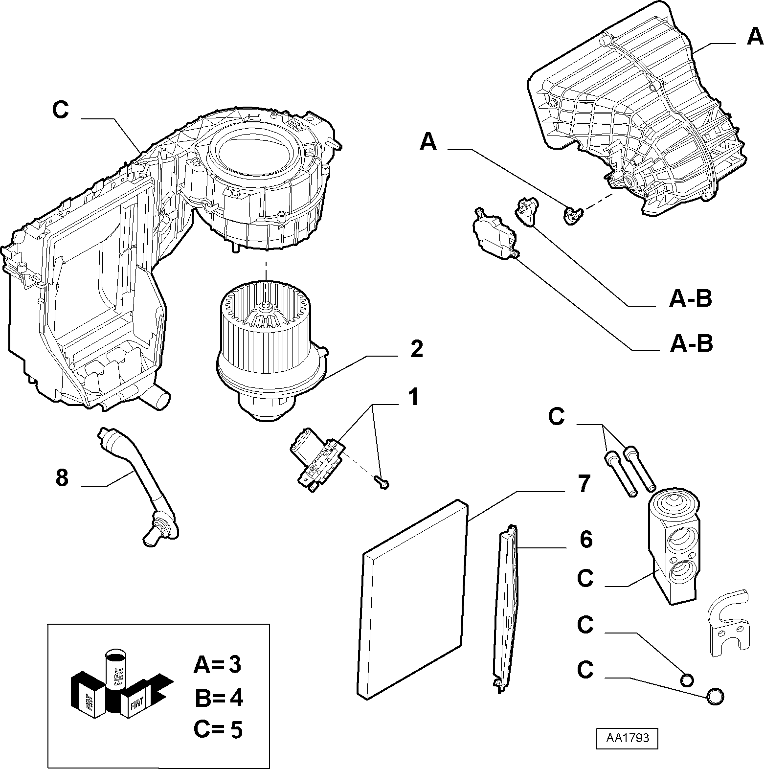 OM 77364561 - Filtr, daxili hava furqanavto.az