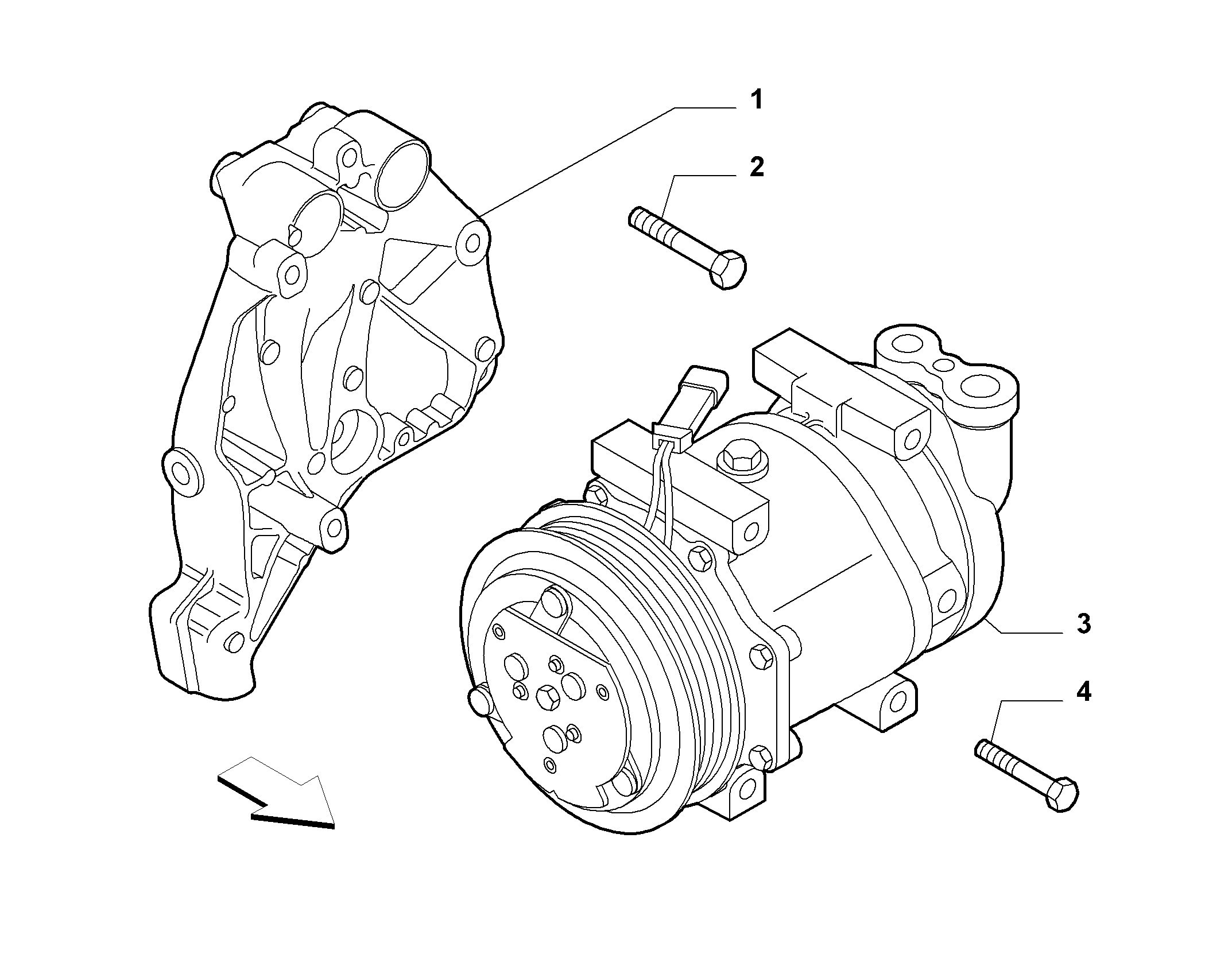 Alfa Romeo 51868880 - Kompressor, kondisioner furqanavto.az