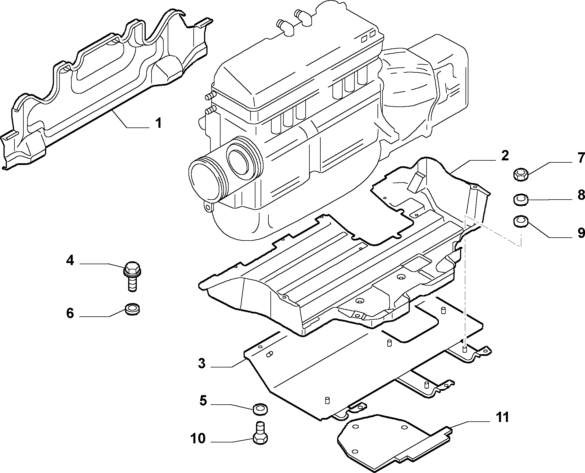 FIAT 11586121 - SCREW AND WASHERASSY furqanavto.az