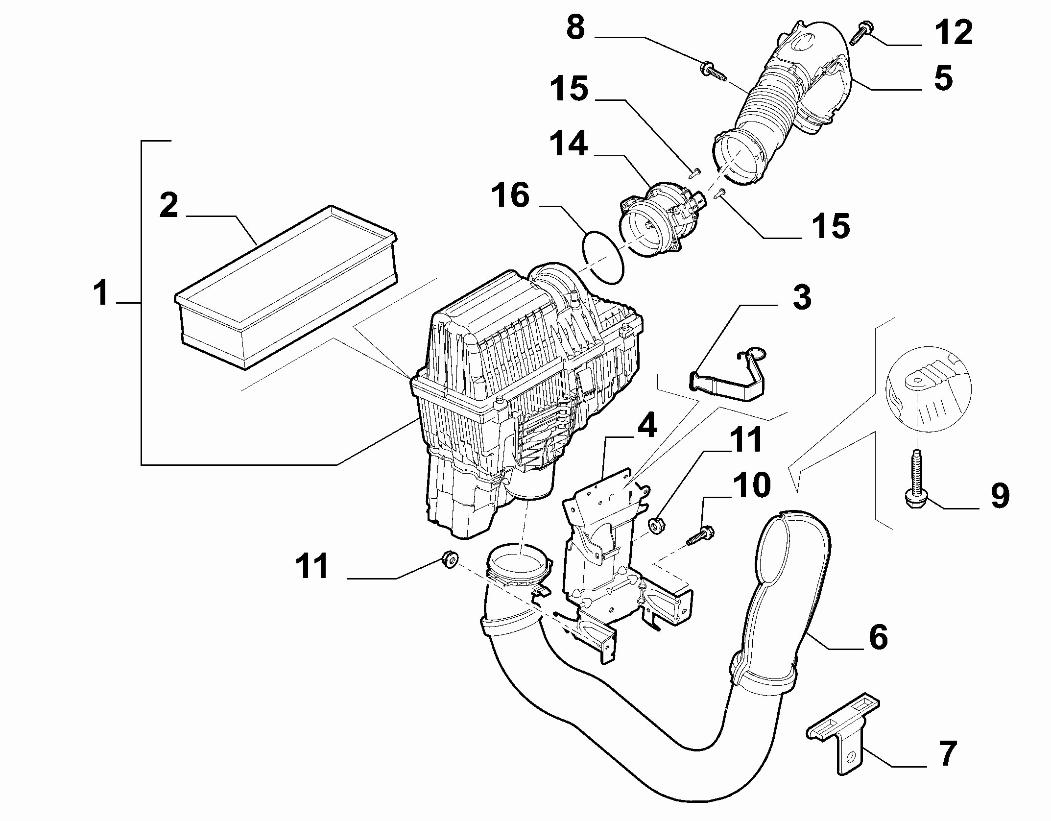 Lancia 1400474780 - Hava filtri furqanavto.az