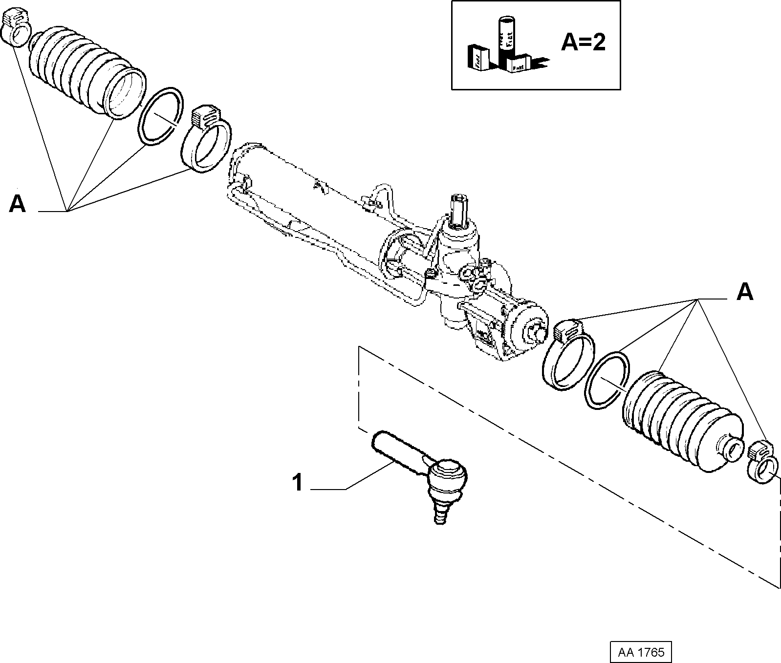 CITROËN 94 04 066 838 - Körük, sükan furqanavto.az