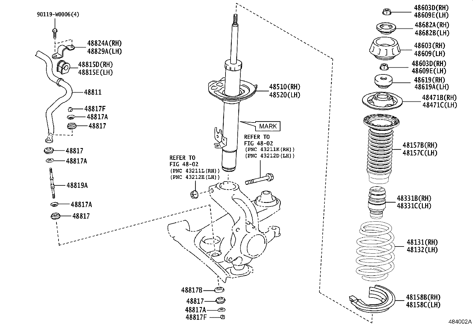 TOYOTA 485100H040 - Amortizator furqanavto.az