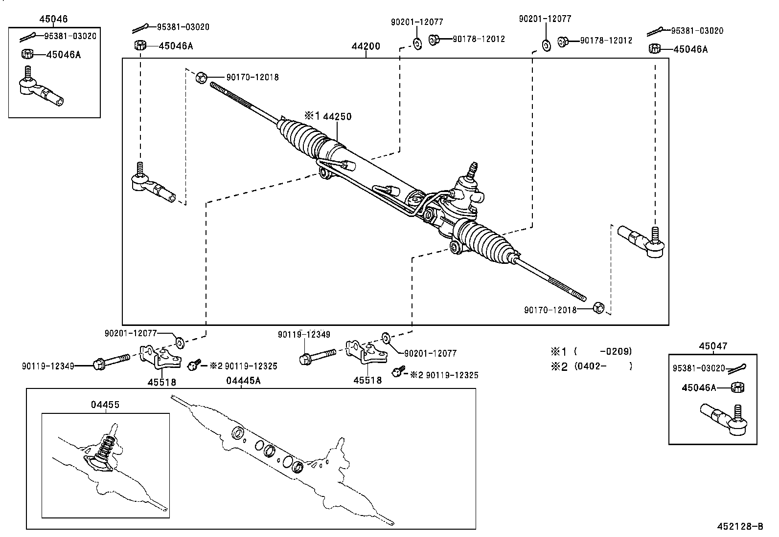 TOYOTA 44250-17081 - Sükan qurğusu furqanavto.az