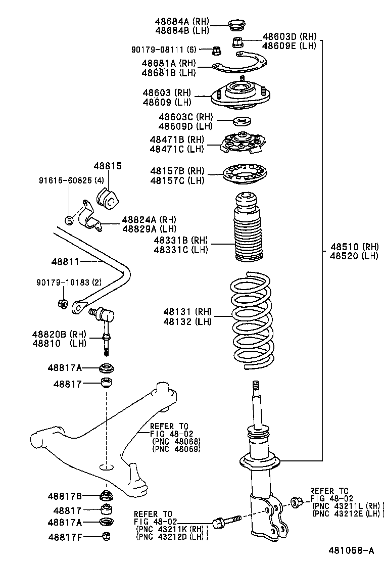 TOYOTA 48510-80011 - Amortizator furqanavto.az