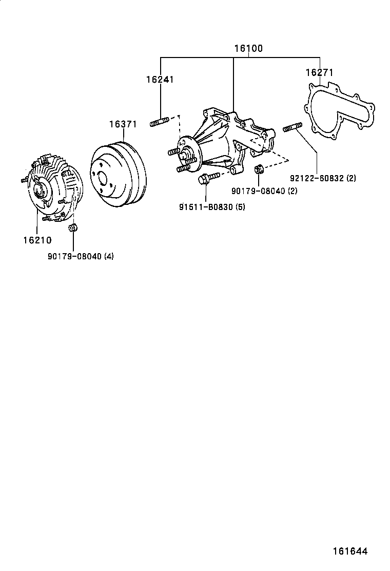 Suzuki 1610019235 - Su nasosu furqanavto.az