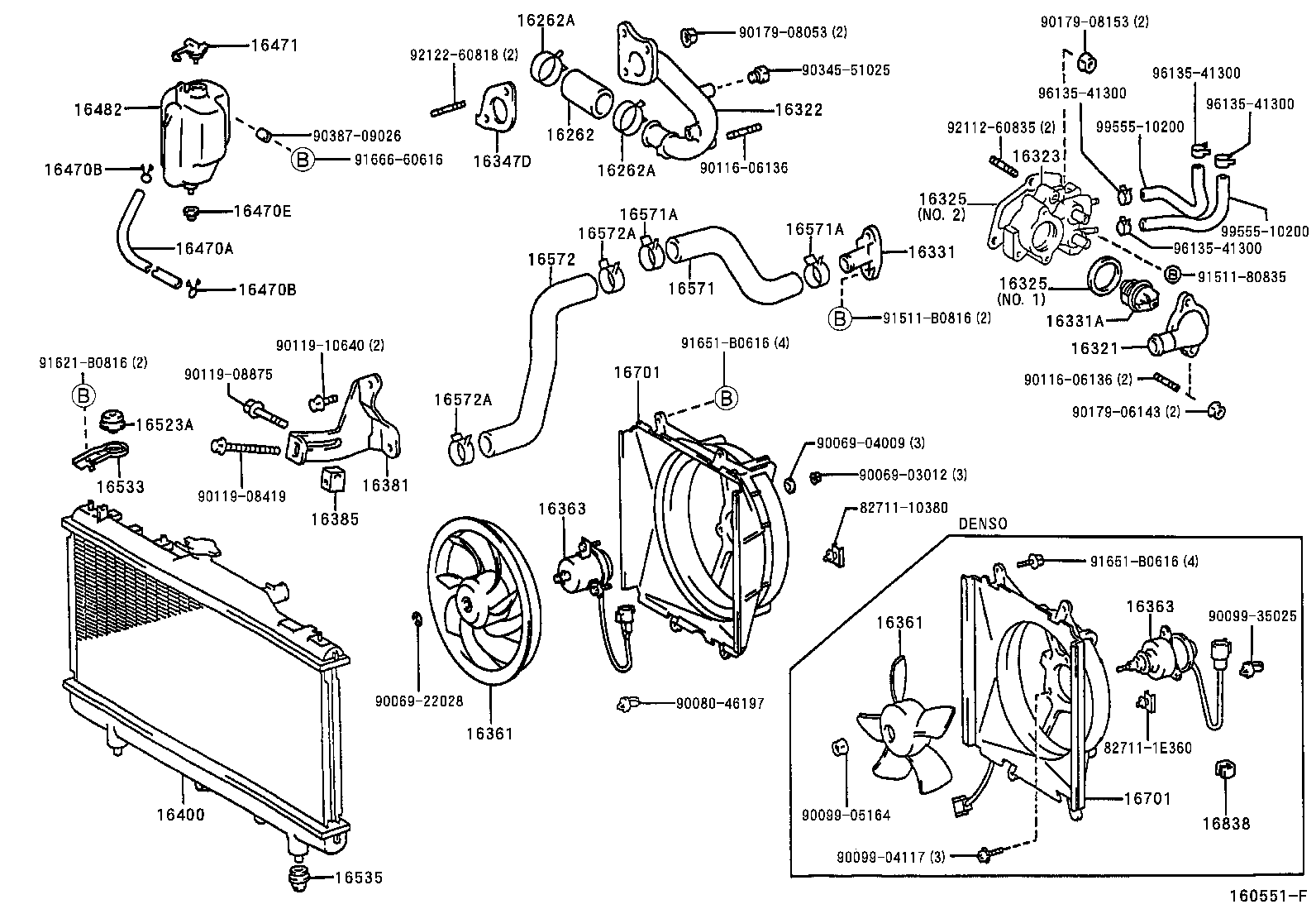 LEXUS 1640002270 - Radiator, mühərrikin soyudulması furqanavto.az