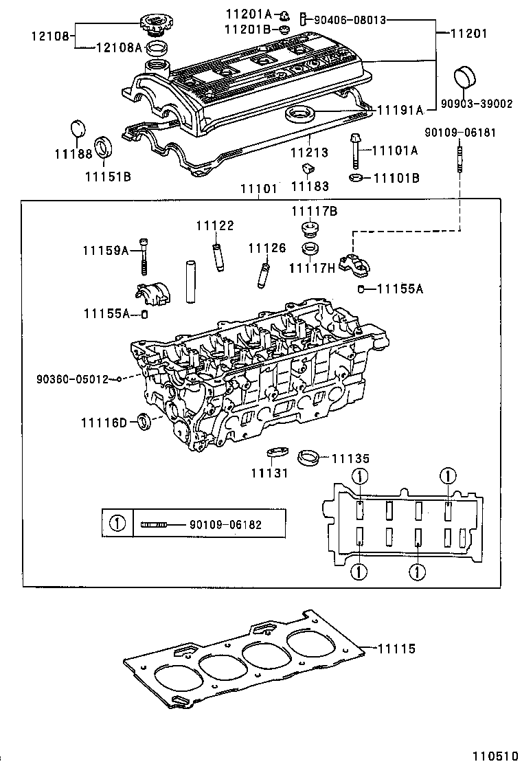 TOYOTA 90311-35035 - Vil möhürü, eksantrik mili furqanavto.az