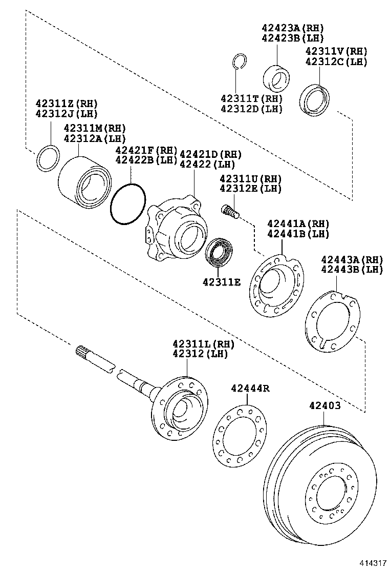 TOYOTA 9094202081 - Təkər dirəyi furqanavto.az