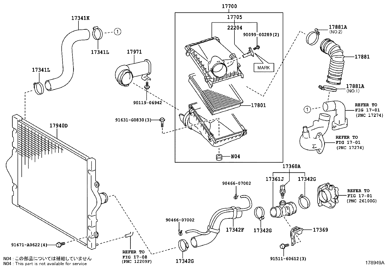 TOYOTA 17801-11130 - Hava filtri furqanavto.az