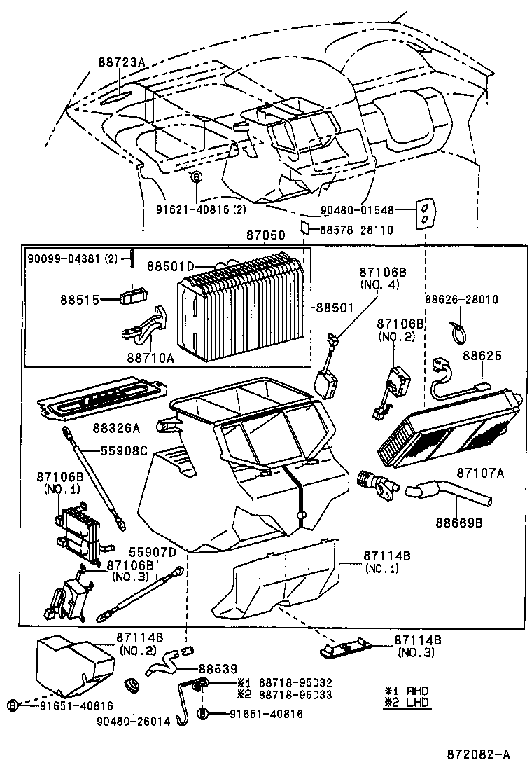 TOYOTA 88515-14062 - Genişləndirici klapan, kondisioner furqanavto.az