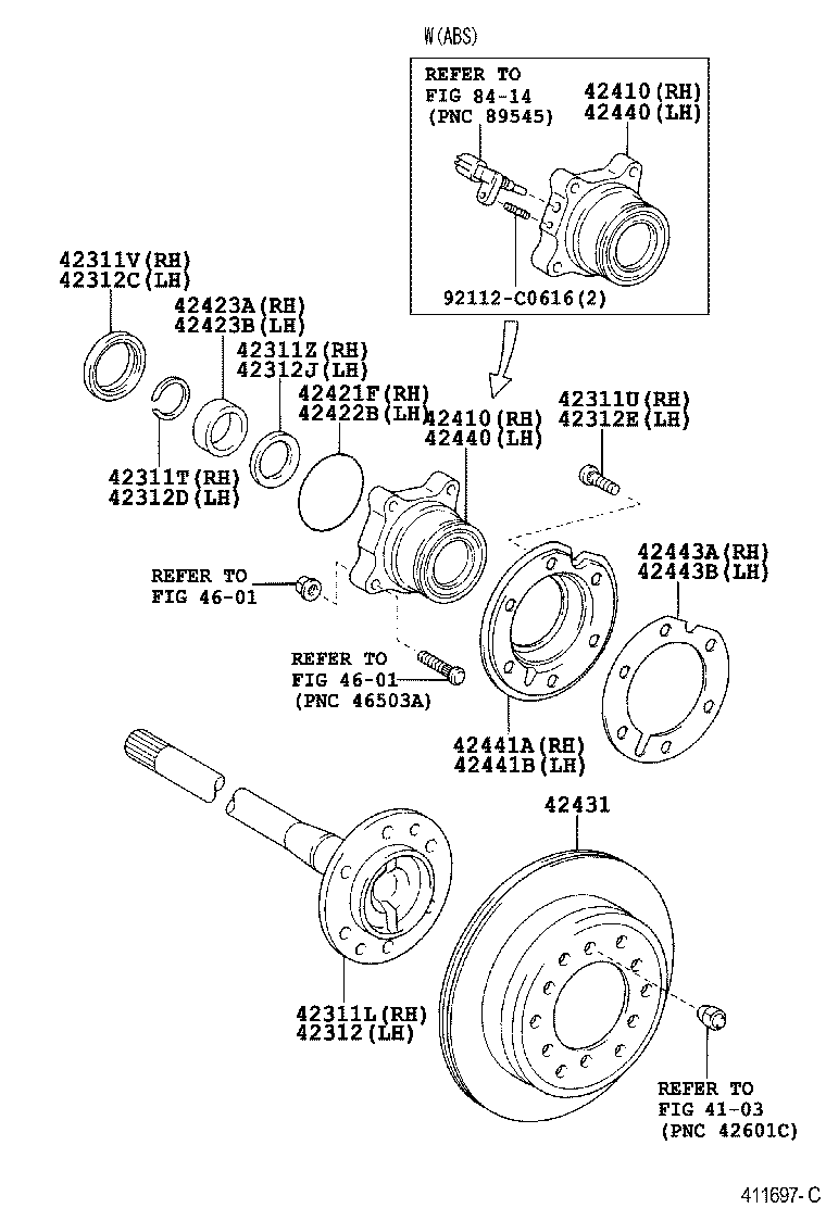 TOYOTA 4243160201 - Əyləc Diski furqanavto.az