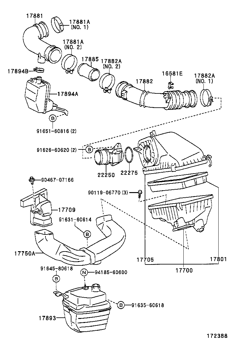 NISSAN 1780164070 - Hava filtri furqanavto.az