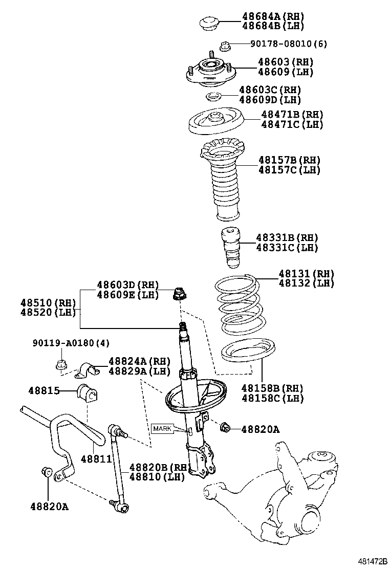 WIESMANN 48820-02030 - Çubuq / Strut, stabilizator furqanavto.az