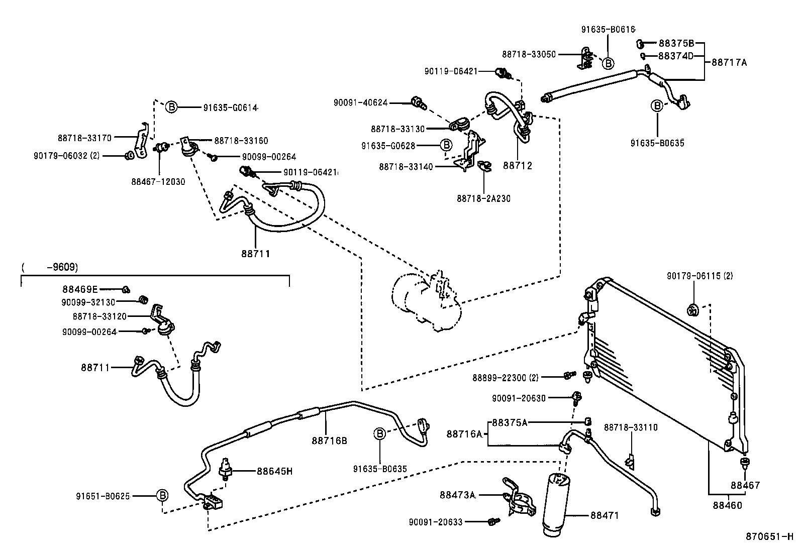 LEXUS 8846006060 - Kondenser, kondisioner furqanavto.az