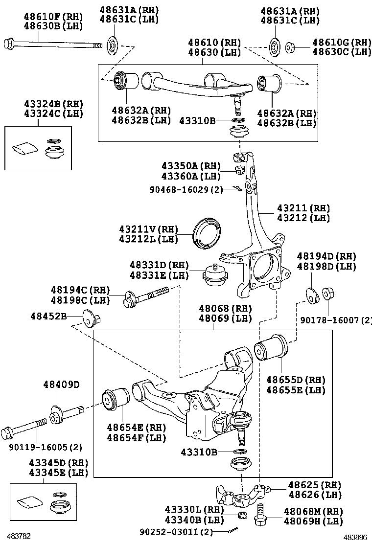 TOYOTA 48068 60050* - Yolun idarəedici qolu furqanavto.az