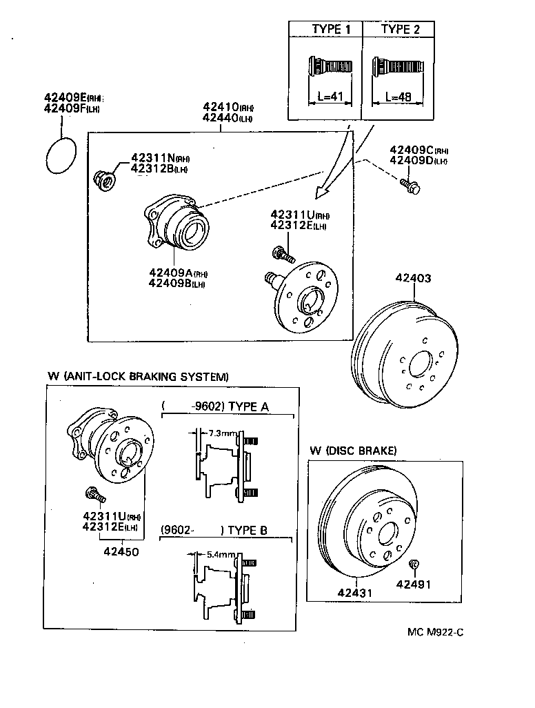 TOYOTA 4243120190 - Əyləc barabanı furqanavto.az