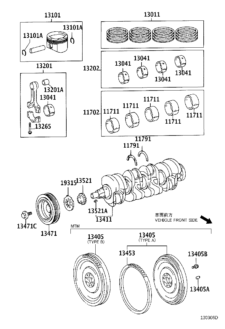 TOYOTA 134050D020 - Molator furqanavto.az