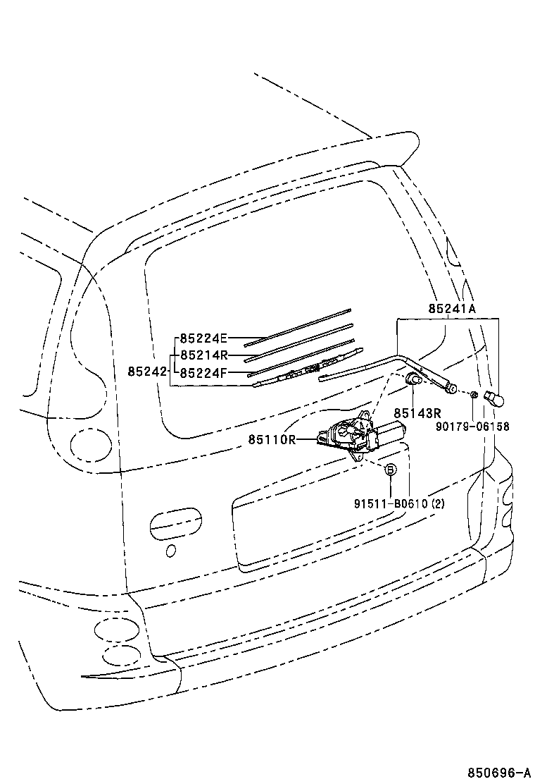 TOYOTA 8524210020 - Sülən Bıçağı furqanavto.az