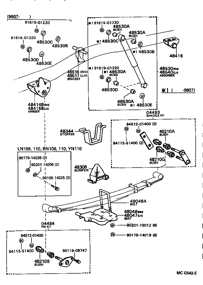 TOYOTA 48541-39216 - Amortizator furqanavto.az