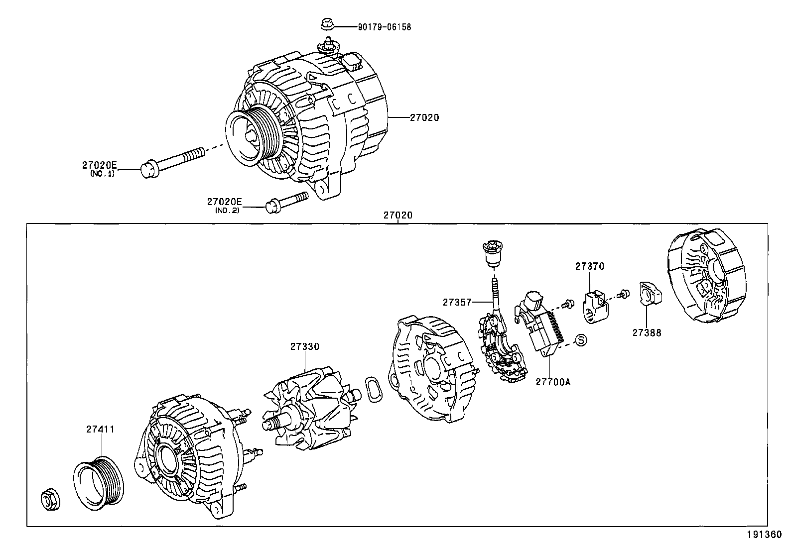 TOYOTA 2733020070 - Rotor, alternator furqanavto.az