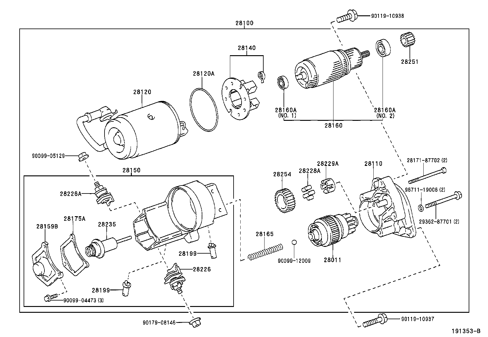 TOYOTA 28100-64430 - Başlanğıc furqanavto.az