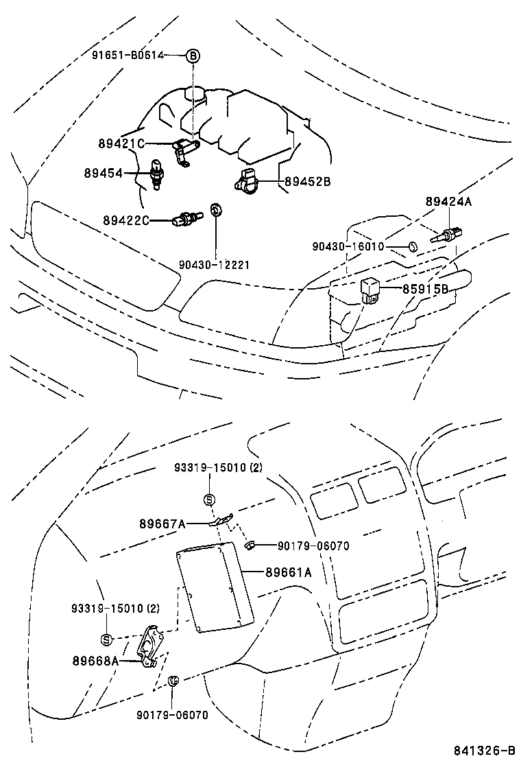 TOYOTA 89454-60010 - Sensor, soyuducu suyun temperaturu furqanavto.az