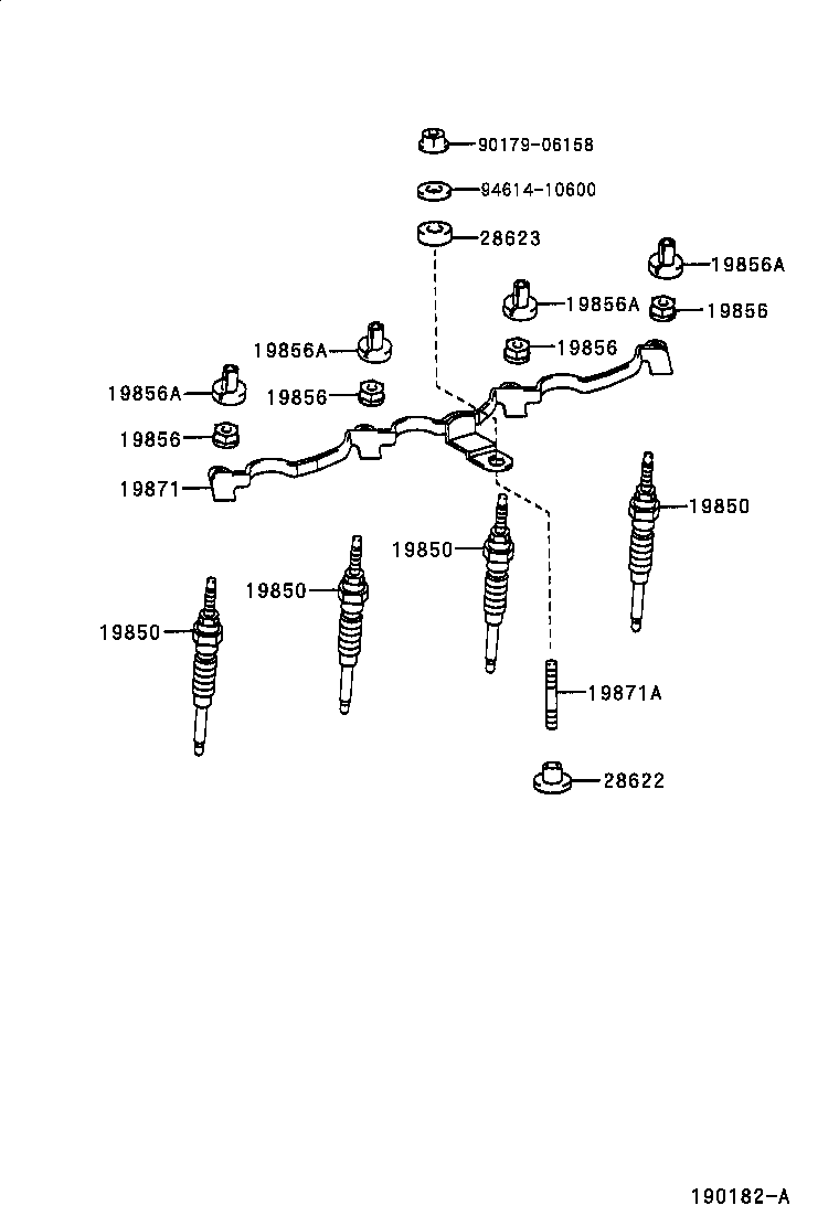 TOYOTA 19850-54120 - İşıqlandırma şamı www.furqanavto.az