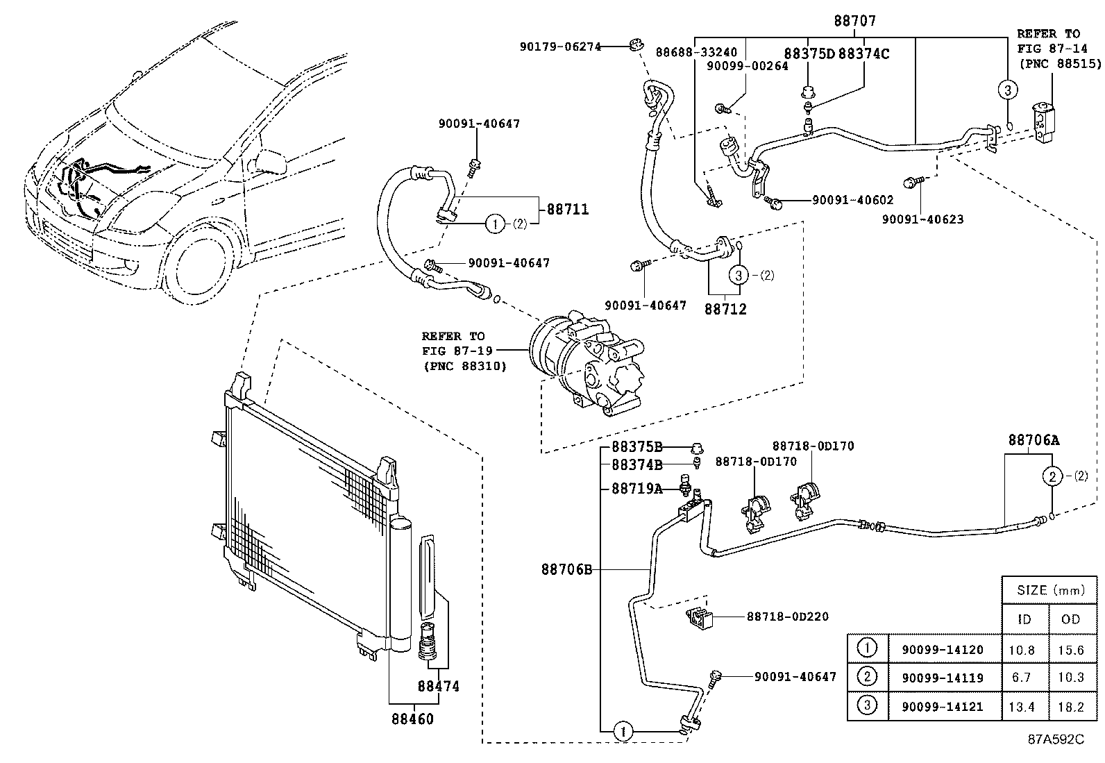 LEXUS 884600D050 - Kondenser, kondisioner furqanavto.az