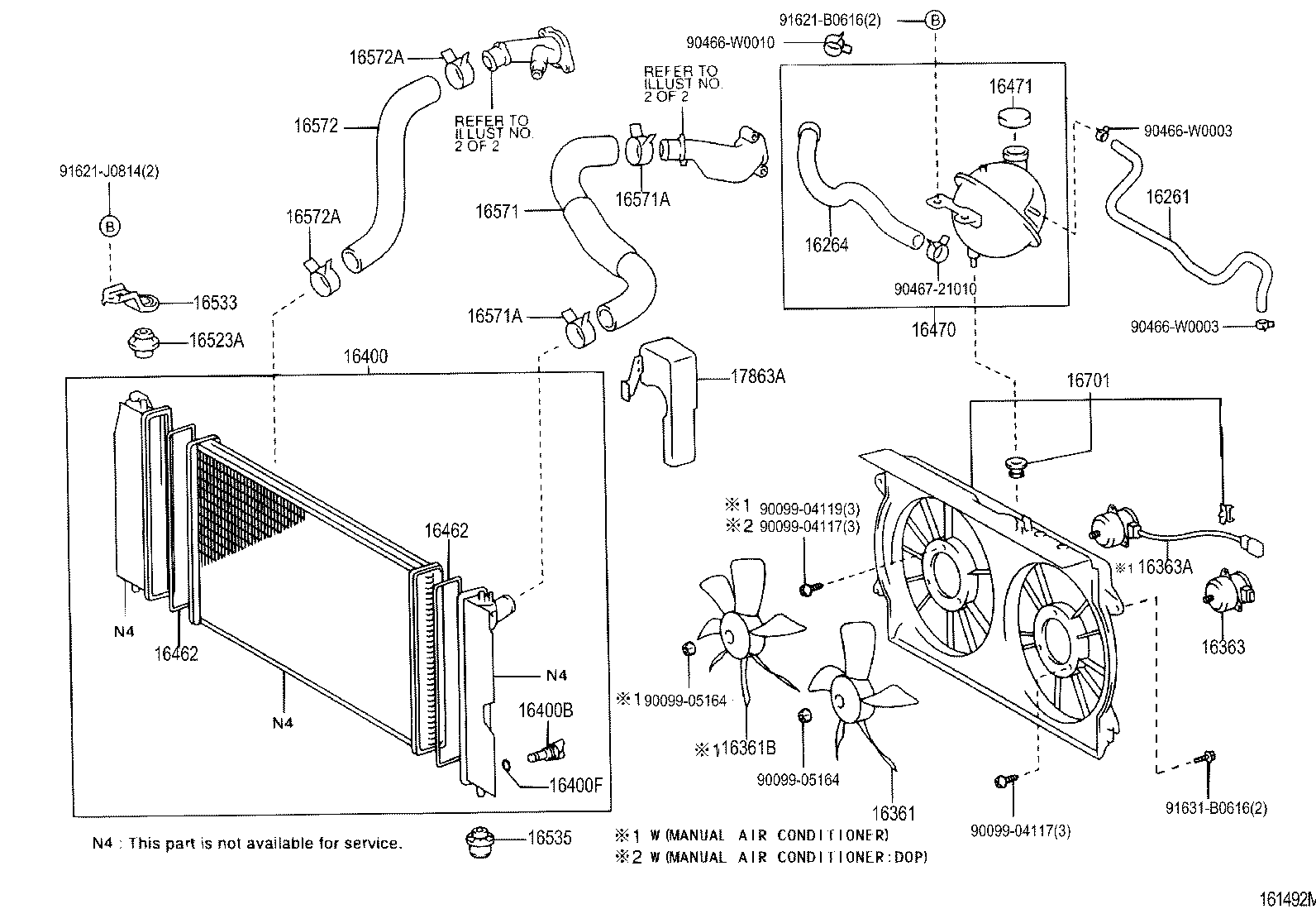 TOYOTA 163630G020 - Fen, radiator furqanavto.az