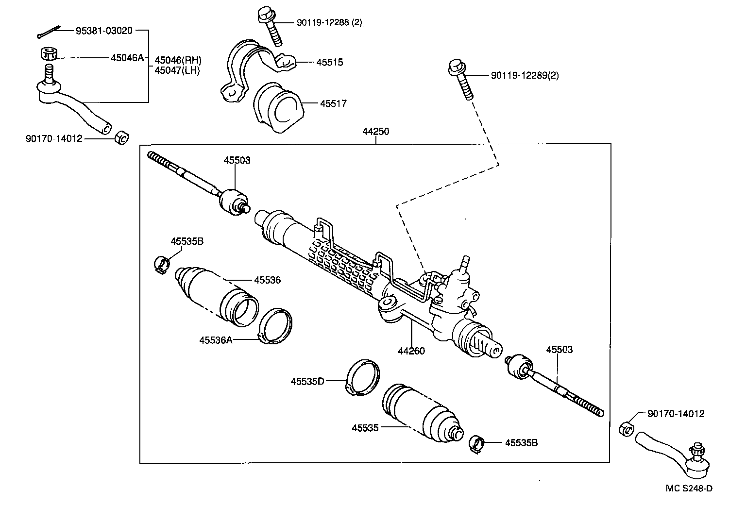 Alfa Romeo 4553505010 - Körük dəsti, sükan furqanavto.az