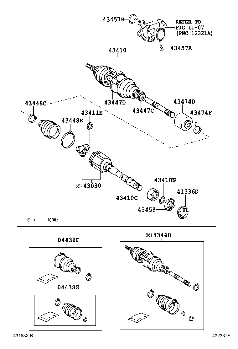 TOYOTA 04427-0W050 - Körük, sürücü val furqanavto.az