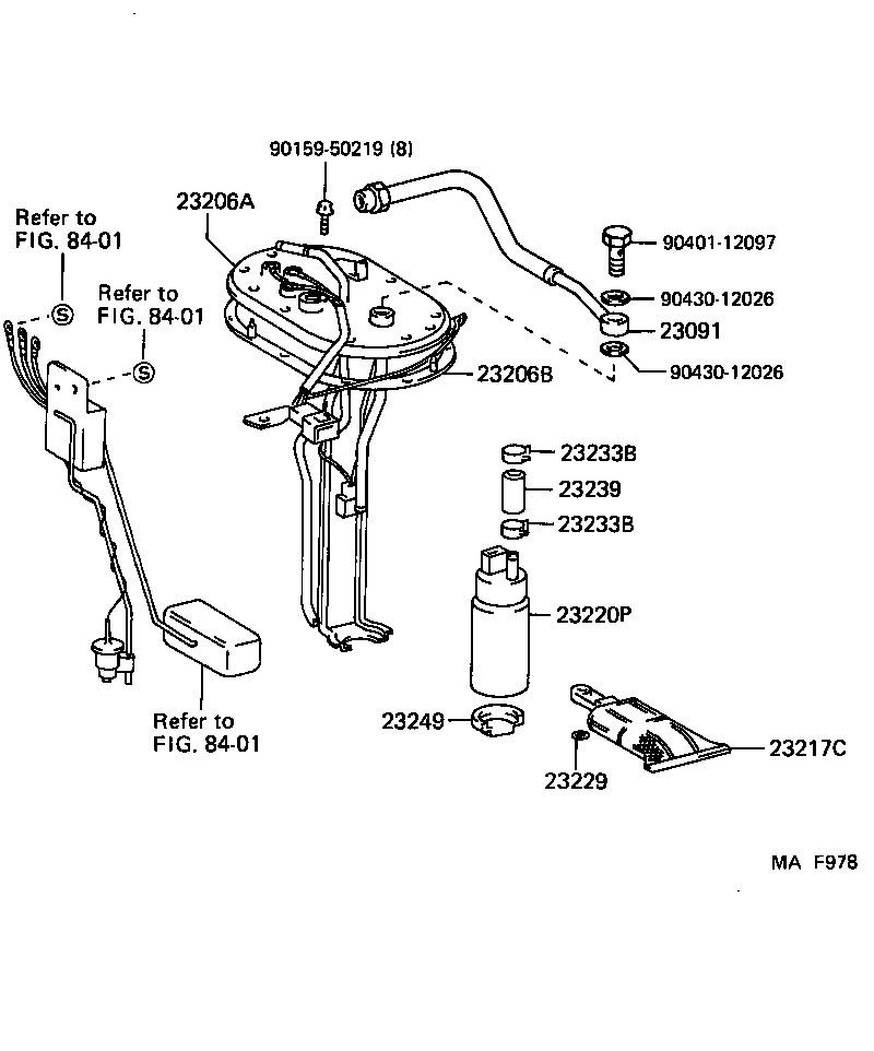 TOYOTA 2322146060 - Yanacaq nasosu furqanavto.az