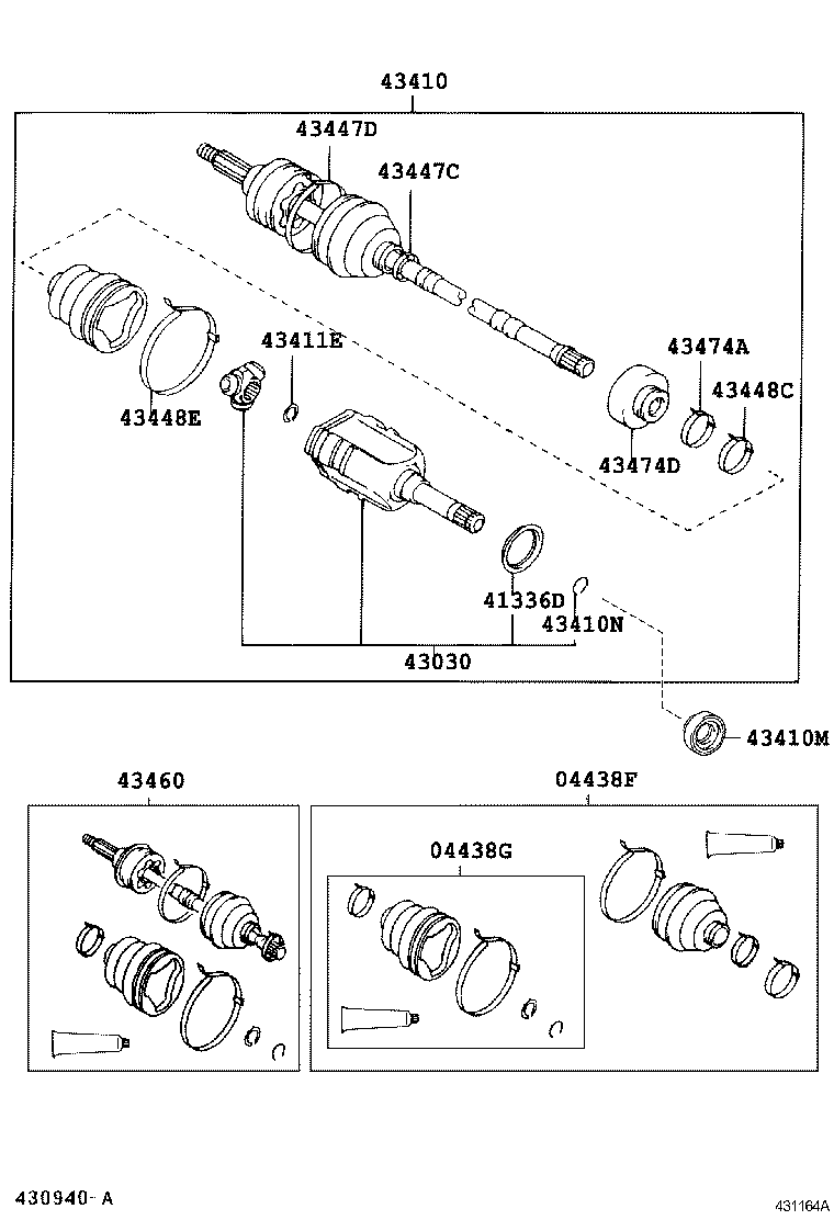 TOYOTA 0442705220 - Körük, sürücü val furqanavto.az