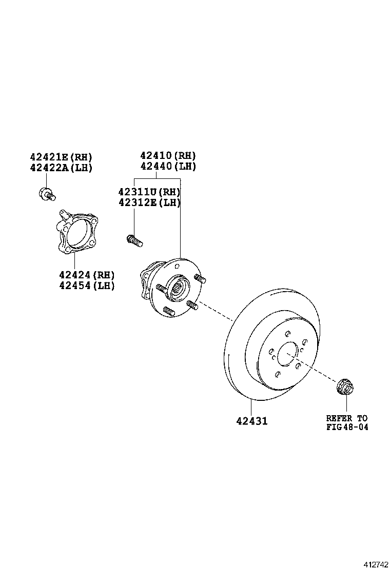 LEXUS 4243152160 - Əyləc Diski furqanavto.az