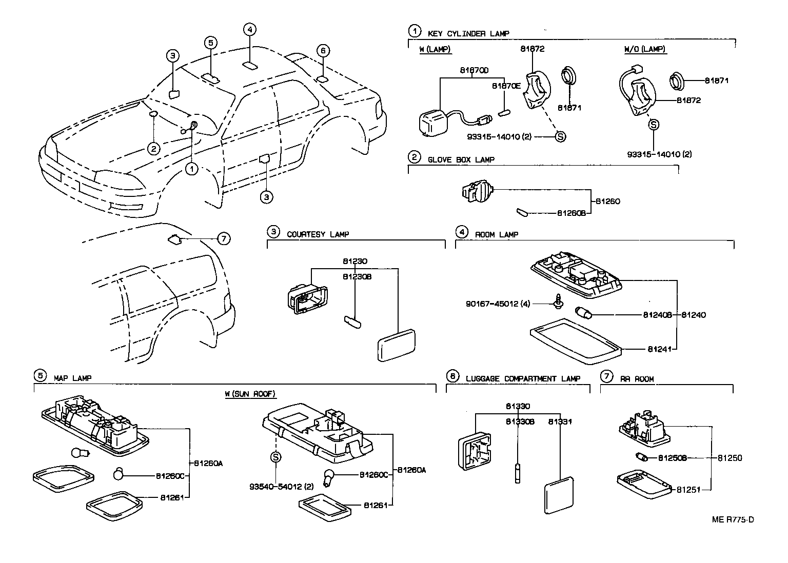 TOYOTA 90080-81029 - Lampa furqanavto.az