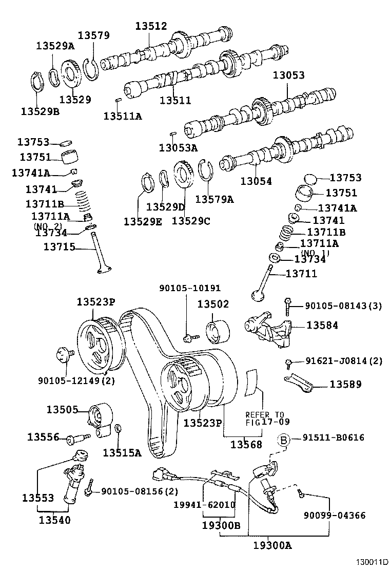 LEXUS 1356869095 - Vaxt kəməri furqanavto.az