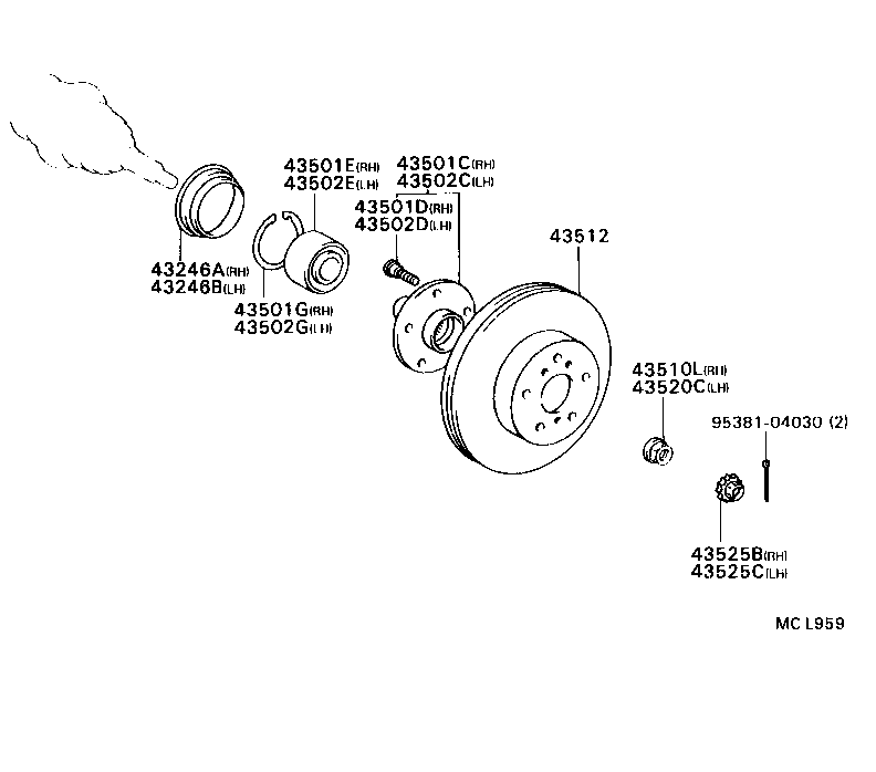 WIESMANN 43512-33060 - Əyləc Diski furqanavto.az