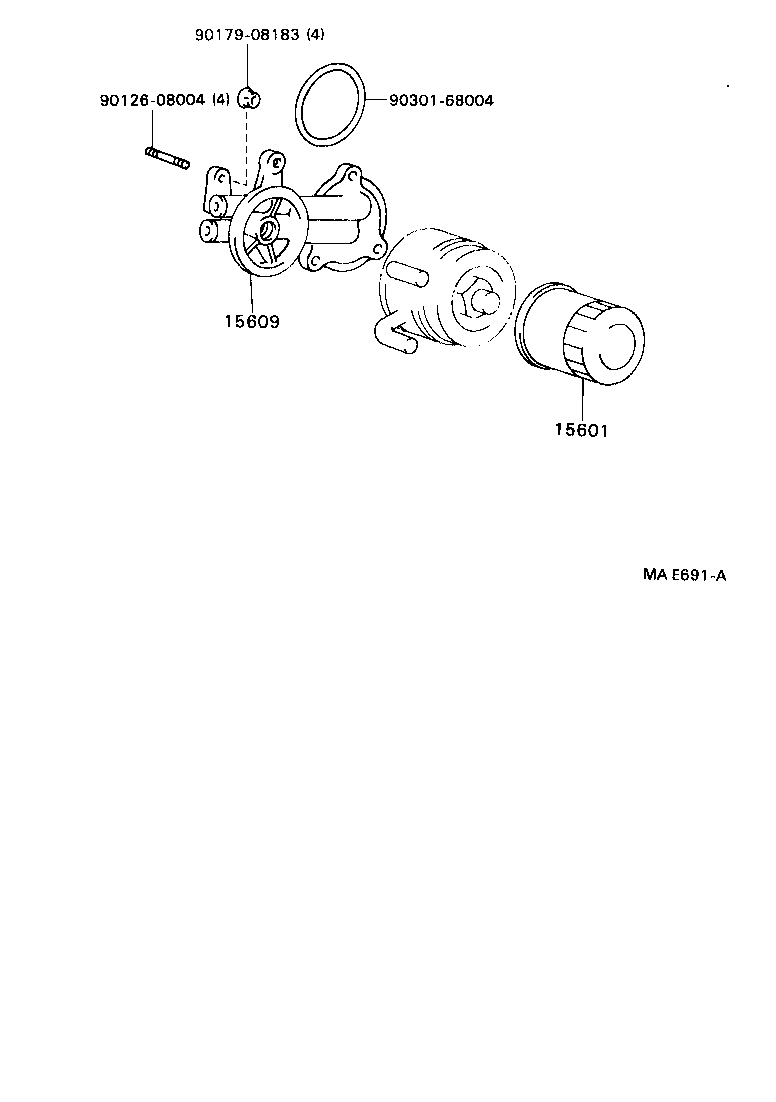 TOYOTA 9091520001 - YAG FİLTERİ furqanavto.az