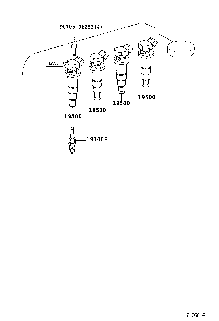 Daihatsu 90919-02239 - Ştep, bobin furqanavto.az