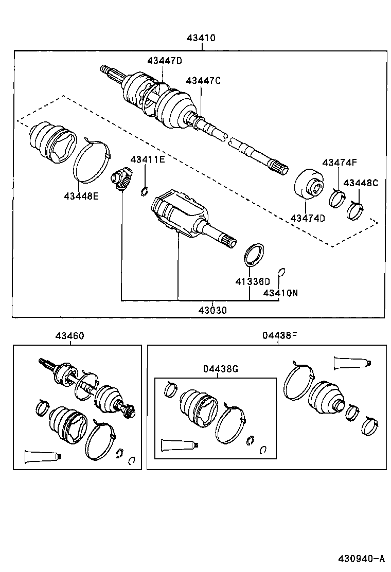 WIESMANN 43460-09601 - Birləşmə dəsti, ötürücü val furqanavto.az