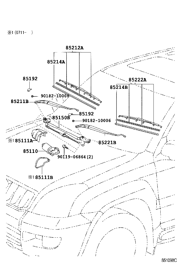 TOYOTA 8522260250 - Sülən Bıçağı furqanavto.az