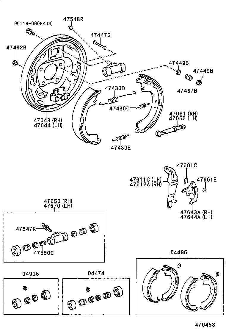 Daihatsu 04495 42010 - Əyləc Başlığı Dəsti furqanavto.az