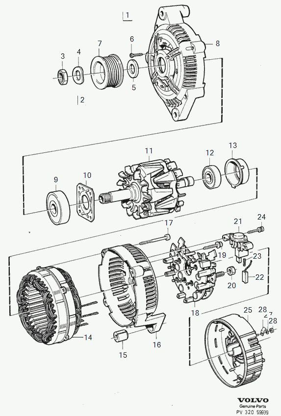 Volvo 9 130 274 - Alternator furqanavto.az