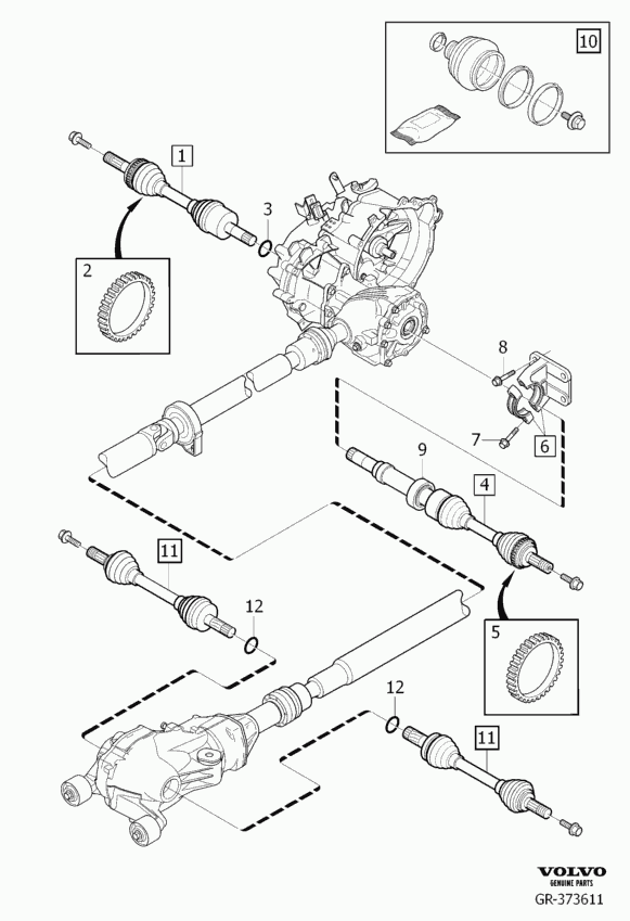 Volvo 36000930 - Sürücü mili furqanavto.az