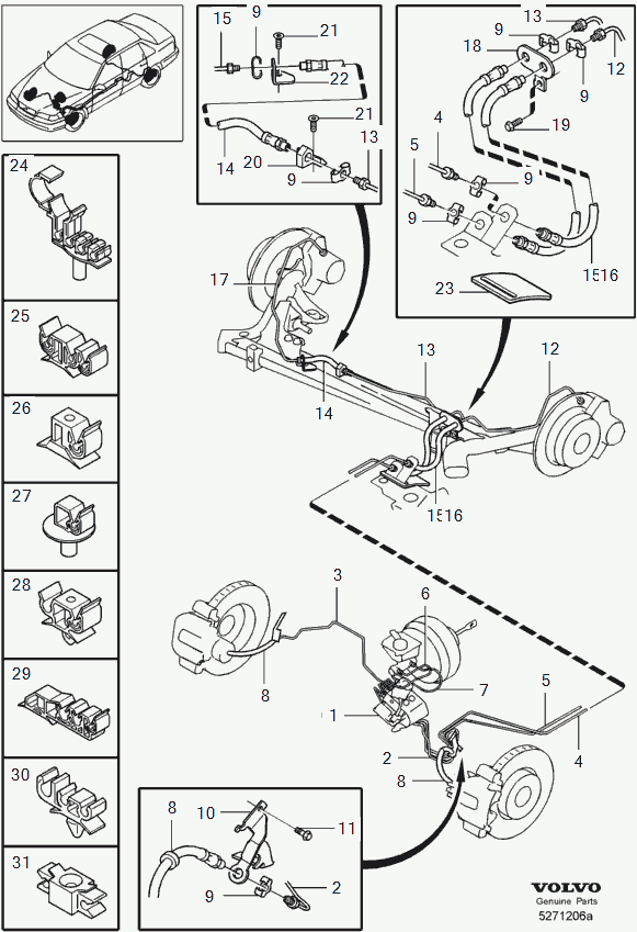 BMW 3516568 - Əyləc şlanqı furqanavto.az