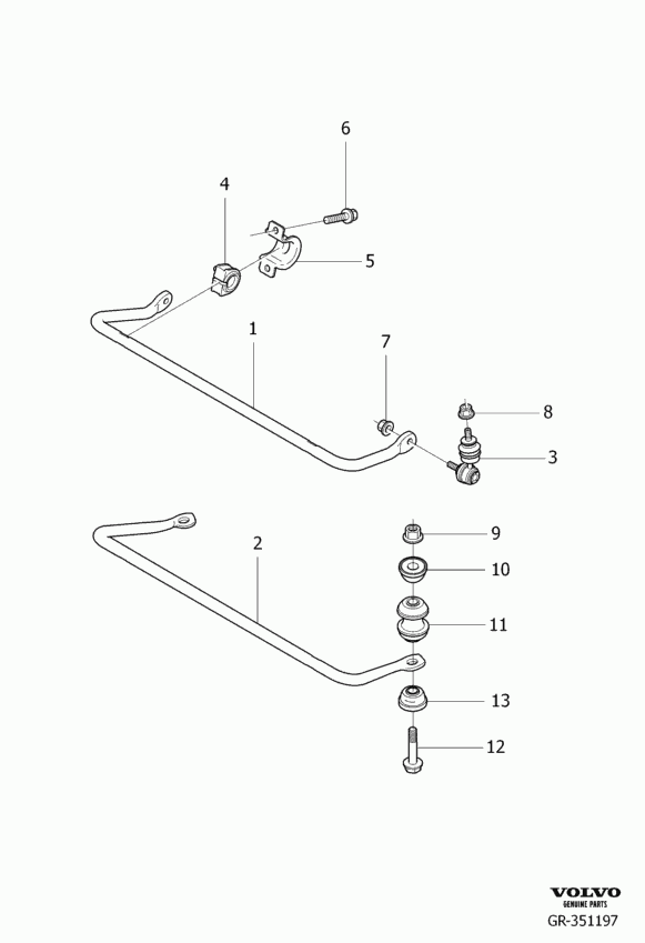 FORD 30760238 - Çubuq / Strut, stabilizator furqanavto.az