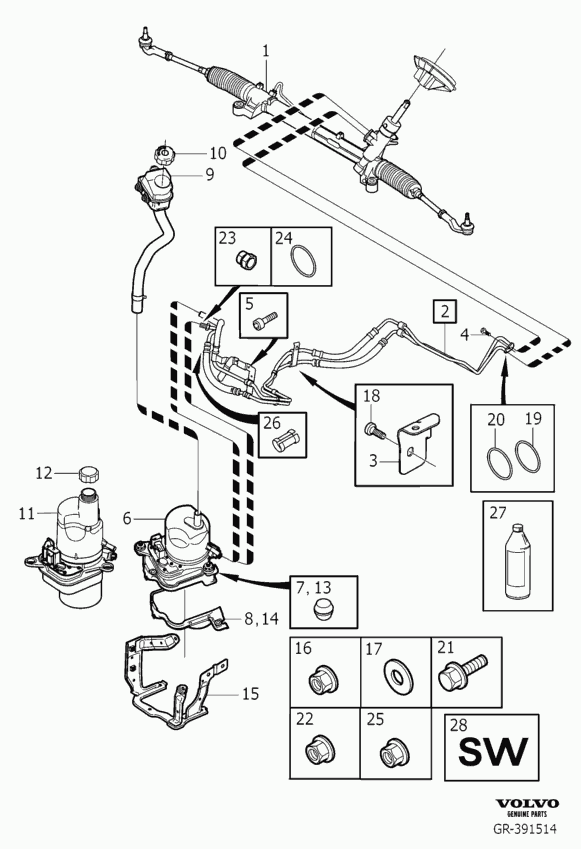 FORD 36001485 - Hidravlik nasos, sükan sistemi furqanavto.az