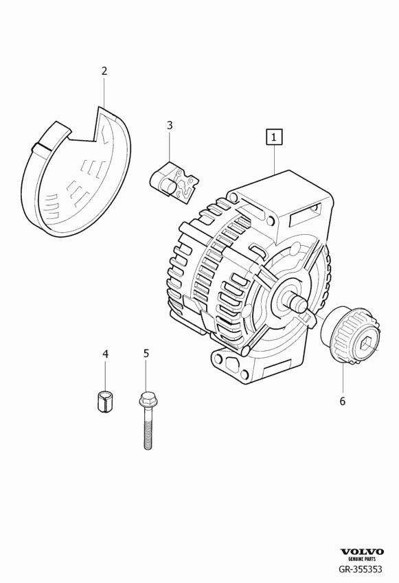 Volvo 36012382 - Alternator furqanavto.az