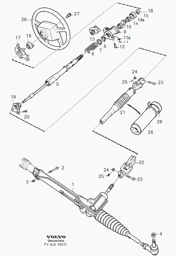 Volvo 1330136 - Sükan qurğusu furqanavto.az