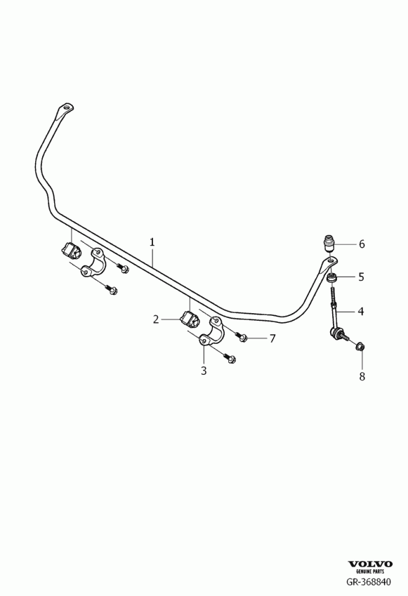 FORD 30736948 - Çubuq / Strut, stabilizator furqanavto.az